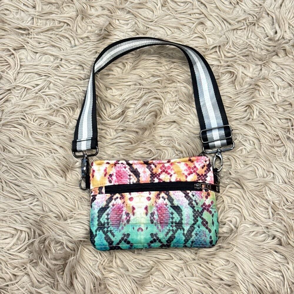 Think Royln Puffy rainbow snakeskin Bag